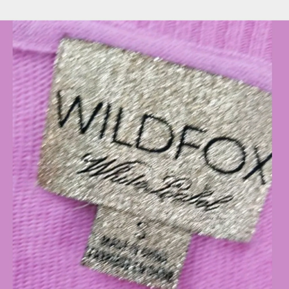 Wildfox Pink V-Neck Sweater - Picture 7 of 8
